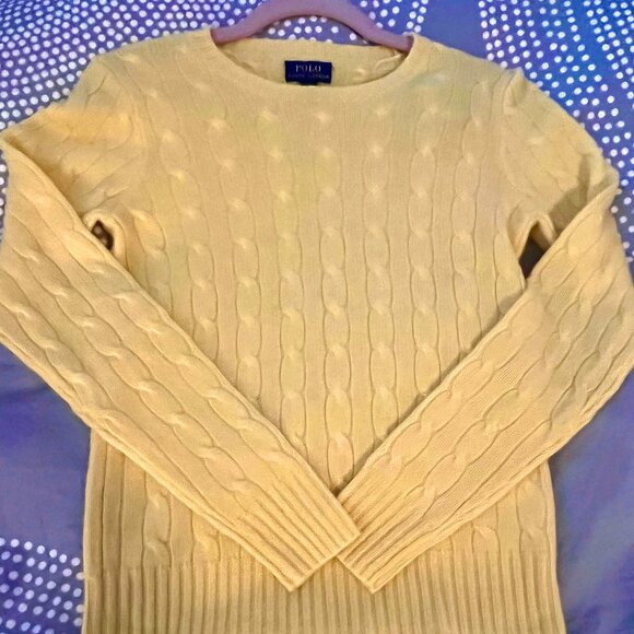 NWT BIG GIRLS POLO CASHMERE CREWNECK SWEATER, SIZE XLRG (16) - Picture 12 of 16